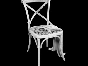 french bistro chair 3D Model