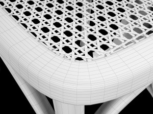 french bistro chair 3D Model