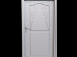 wooden door 3D मॉडल