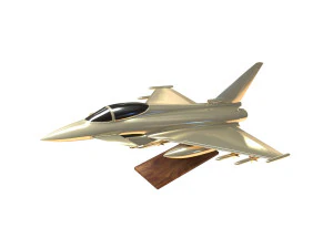 eurofighter typhoon jet aircraft decoration 3D Model