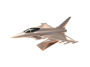 eurofighter typhoon jet aircraft decoration 3D 모델