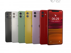 apple iphone 11 2019 3D 모델
