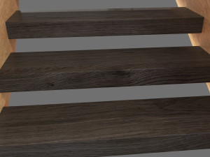 wooden spiral staircase Modèle 3D