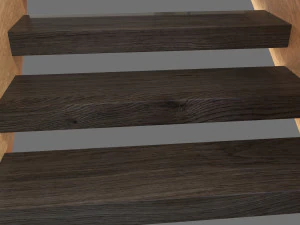 wooden spiral staircase 3D Model