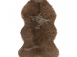 pelt rug brown 4 3D Model