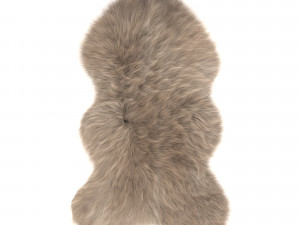 pelt rug brown 4 3D Модель