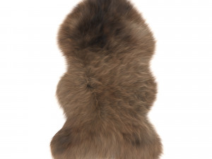 pelt rug brown 4 3D Модель