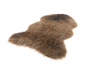 pelt rug brown 4 3D Модель