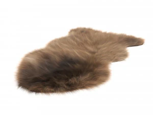 pelt rug brown 4 3D Model