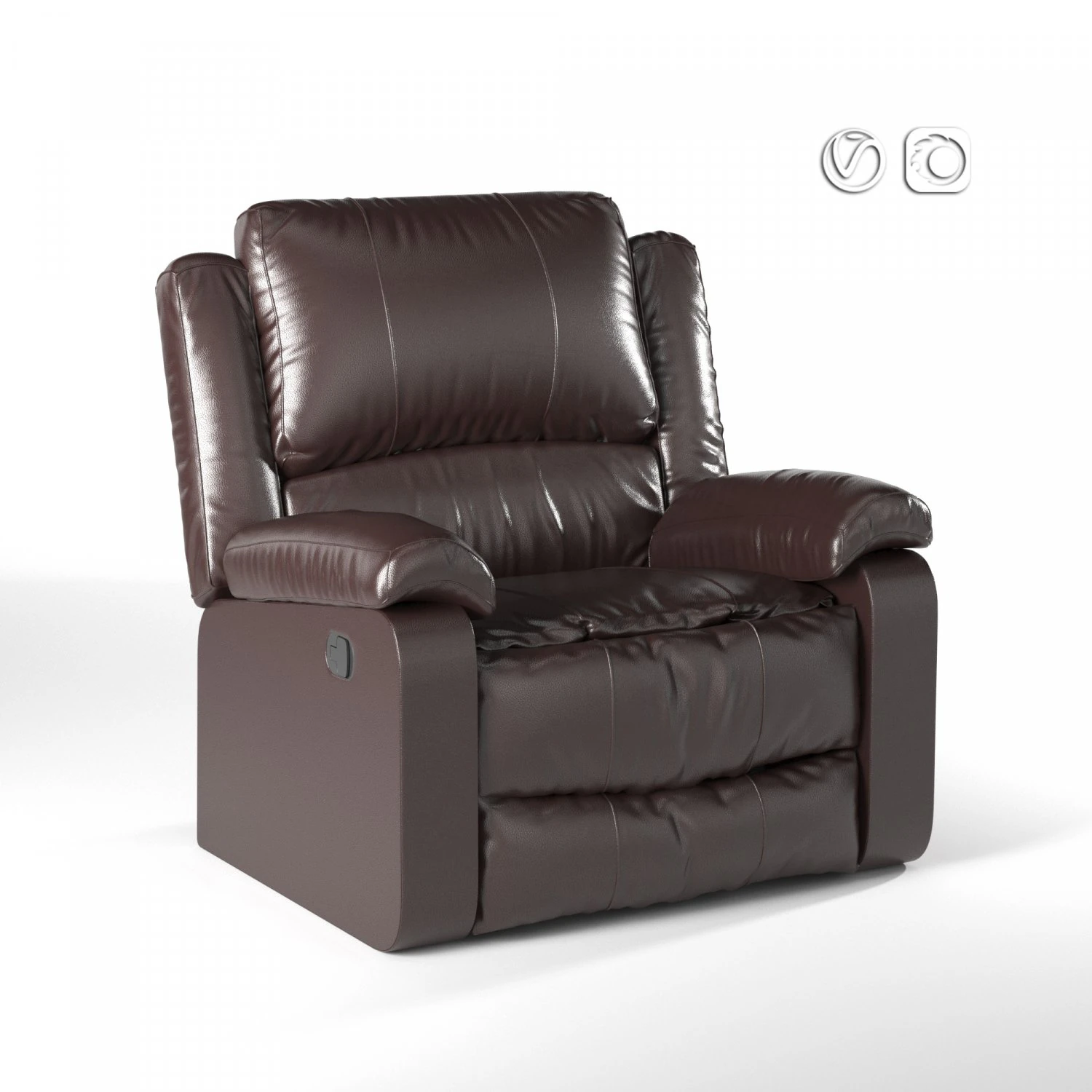 relax a lounger warren reclining chair 3D Model .c4d .max .obj .3ds .fbx .stl .blend 