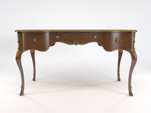 wooden classic table 3D Модель