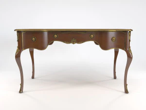 wooden classic table 3D Model