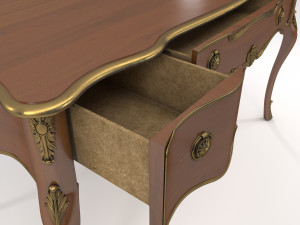 wooden classic table 3D Модель