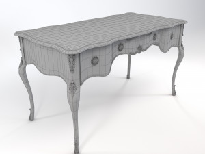wooden classic table 3D Модель