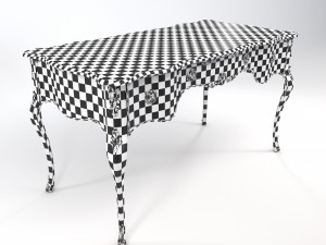 wooden classic table 3D Модель