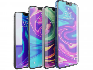 apple iphone 12 collection 3D-Modell