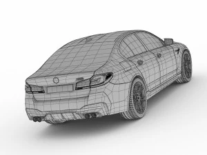 m5 f90 2021 3D Model
