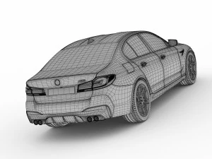 m5 f90 2021 3D Model