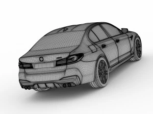 m5 f90 2021 3D Model