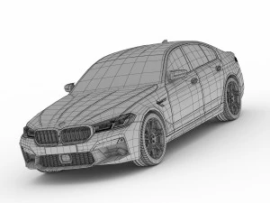 m5 f90 2021 3D Model