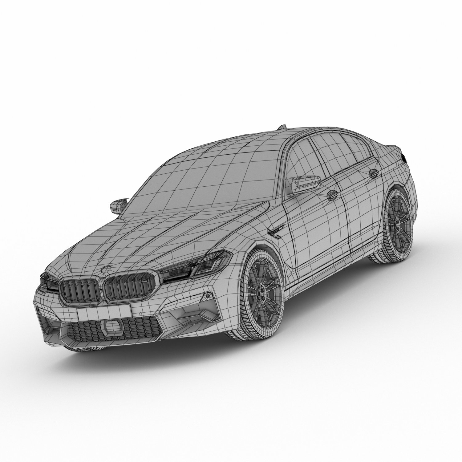 Раскраска BMW m5 f90