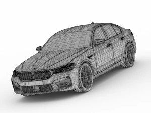 m5 f90 2021 3D Model