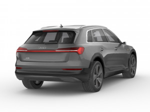 audi e-tron 2020 low poly 3D 모델