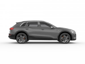 audi e-tron 2020 low poly 3D 모델