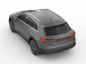 audi e-tron 2020 low poly 3D 모델