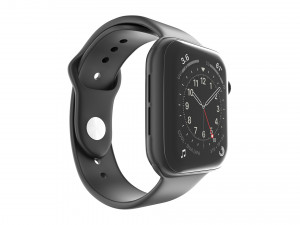 Space gray aluminum case black sport band discount