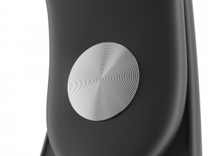 apple watch series 6 44mm space gray aluminum case with black sport band 3D 모델