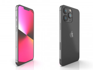 apple iphone 13 pro max 3D 模型