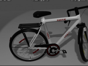 hakw hero bike cycle 3D 模型