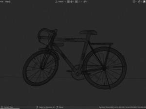 hakw hero bike cycle 3D 模型