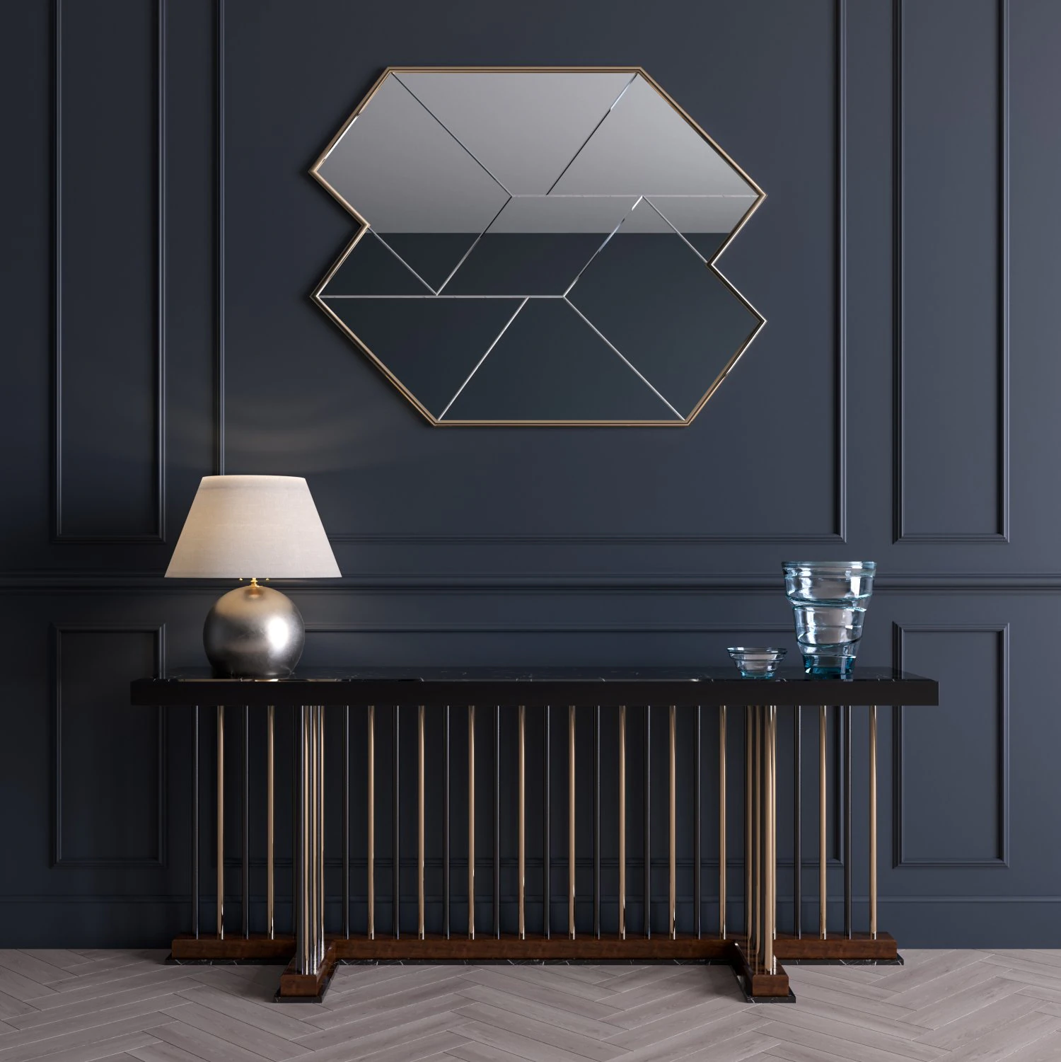 schubert - longhi console 3D Model .c4d .max .obj .3ds .fbx .stl .blend