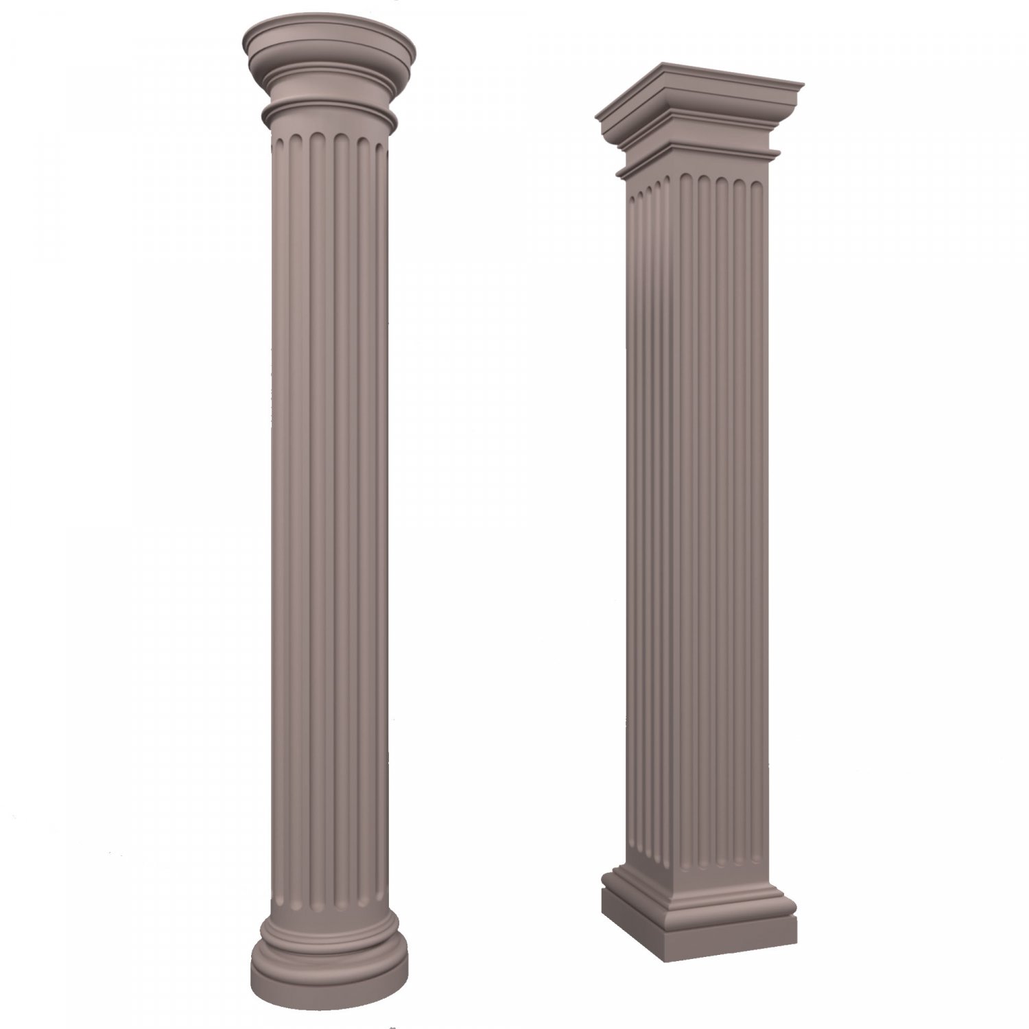 Three column. Пилястр квадрат 100/100 обравлени столб. Желобчатые колонны NW 250мм. Квадратная колонна. Обрамление колонн.