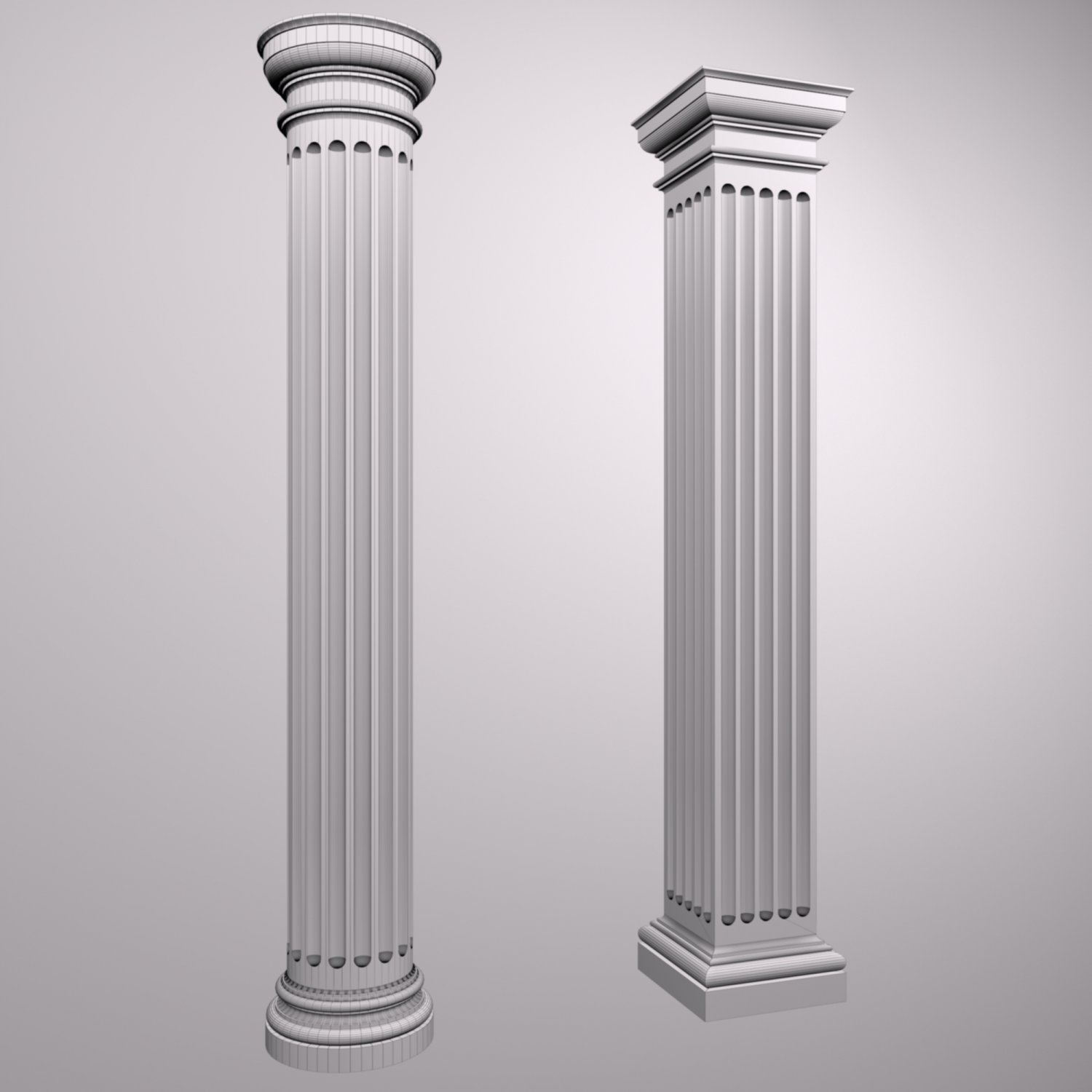 Three column. Полуколонна l9328 (Капитель). Пилястра колонна Бергонцо. Капитель колонны пилястра. Сечение колонны с каннелюрами.