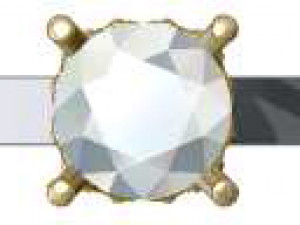solitaire crown ring Modelo 3D