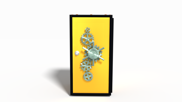safe 3d 3D Model .c4d .max .obj .3ds .fbx .stl .blend 