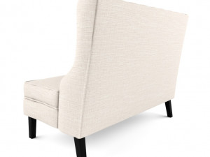 christiansburg tufted standard loveseat Model 3D
