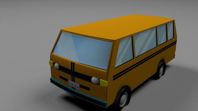 danfo van lp Model 3D .c4d .max .obj .3ds .fbx .stl .blend 