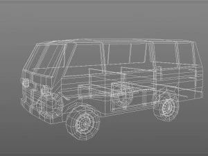 danfo van lp Modelo 3D