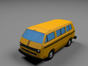 vw danfo van 3D Model