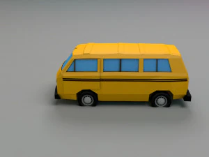 Фургон vw danfo 3D Модель