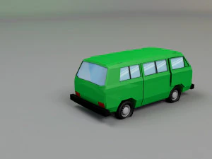 Фургон vw danfo 3D Модель
