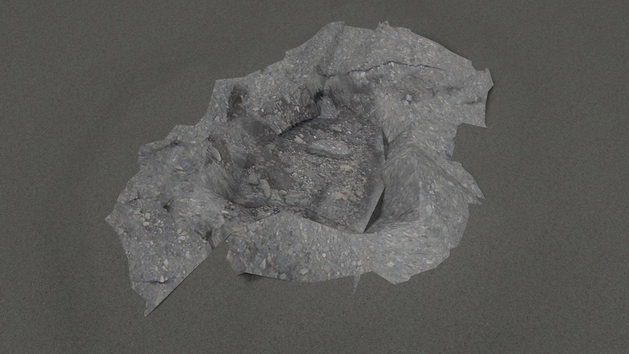 дизайн выбоин 1 3D Модель .c4d .max .obj .3ds .fbx .stl .blend 