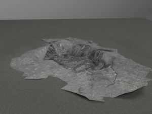 дизайн выбоин 1 3D Модель