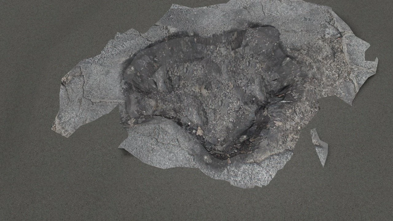 pothole design 2 3D Model .c4d .max .obj .3ds .fbx .stl .blend 