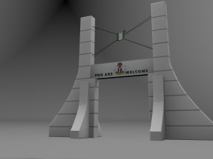 capital gate Modelo 3D