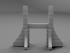 capital gate Modelo 3D